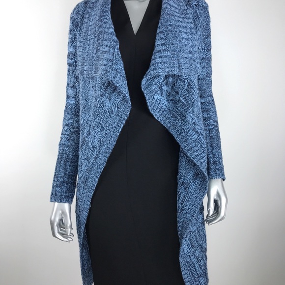 Cliche Couture Blue Cable-knit Sweater - Picture 4 of 8